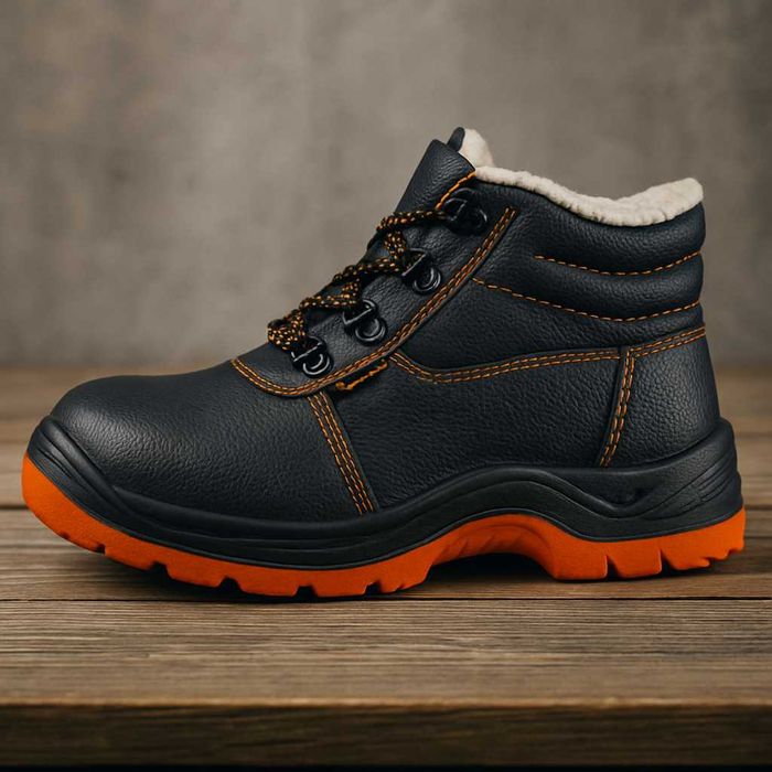 Міціні робочі черевики з підноском антиковзні - зимовий комфорт!