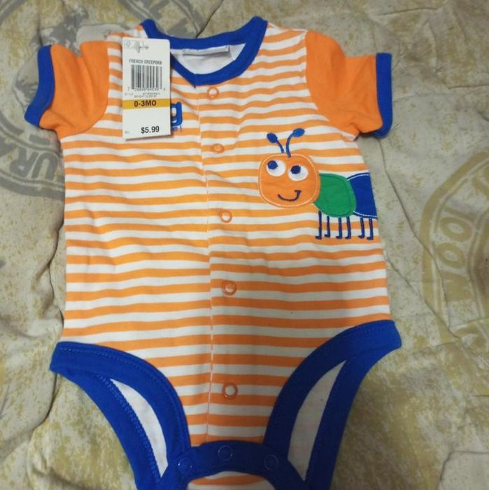 Бодіки 0-6 місяців нові
