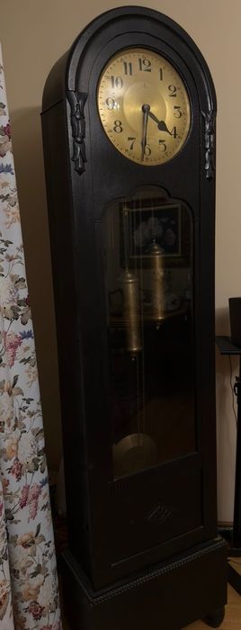 Zegar stojący czarny