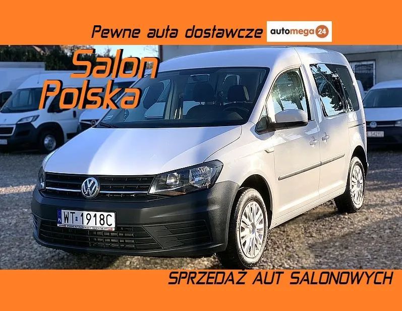 Volkswagen Caddy Pierwszy wł. Mocny silnik 2.0TDI 102KM Perfekcyjny stan! F-VAT23%