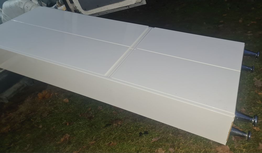 Szafa biała  lakier owana połysk 210x72x23 transport