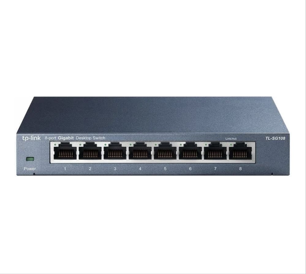 Switch TP-LINK TL-SG108 8xLAN Nowy Zalakowany Polecam