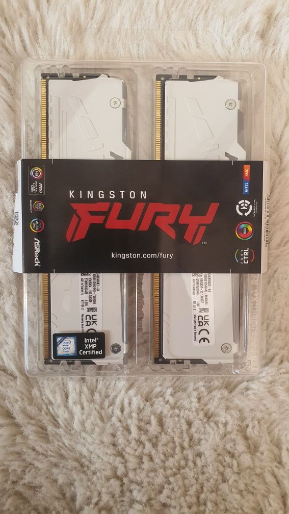 RAM ОЗУ Kingston FURY Beast White DDR5 64 GB KF552C40BWAK2-64 Гарантія