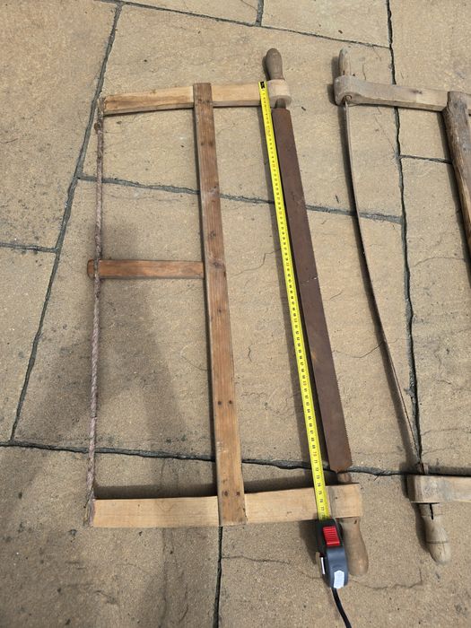 Piła ramową do drewna PRL