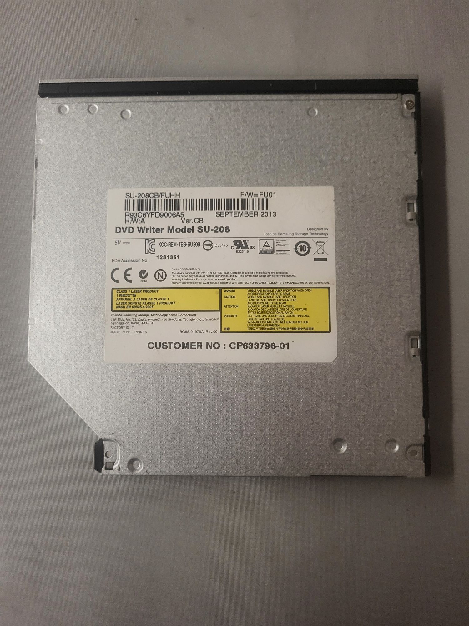 Napęd DVD-RW do laptopa Fuitsu siemens