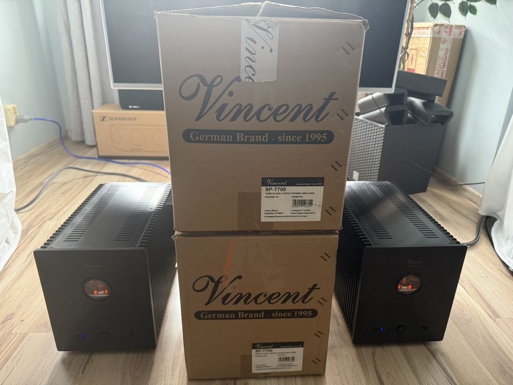 Vincent SP-T 700 Monobloki /Jak Nowe (RRP 18 640zł)