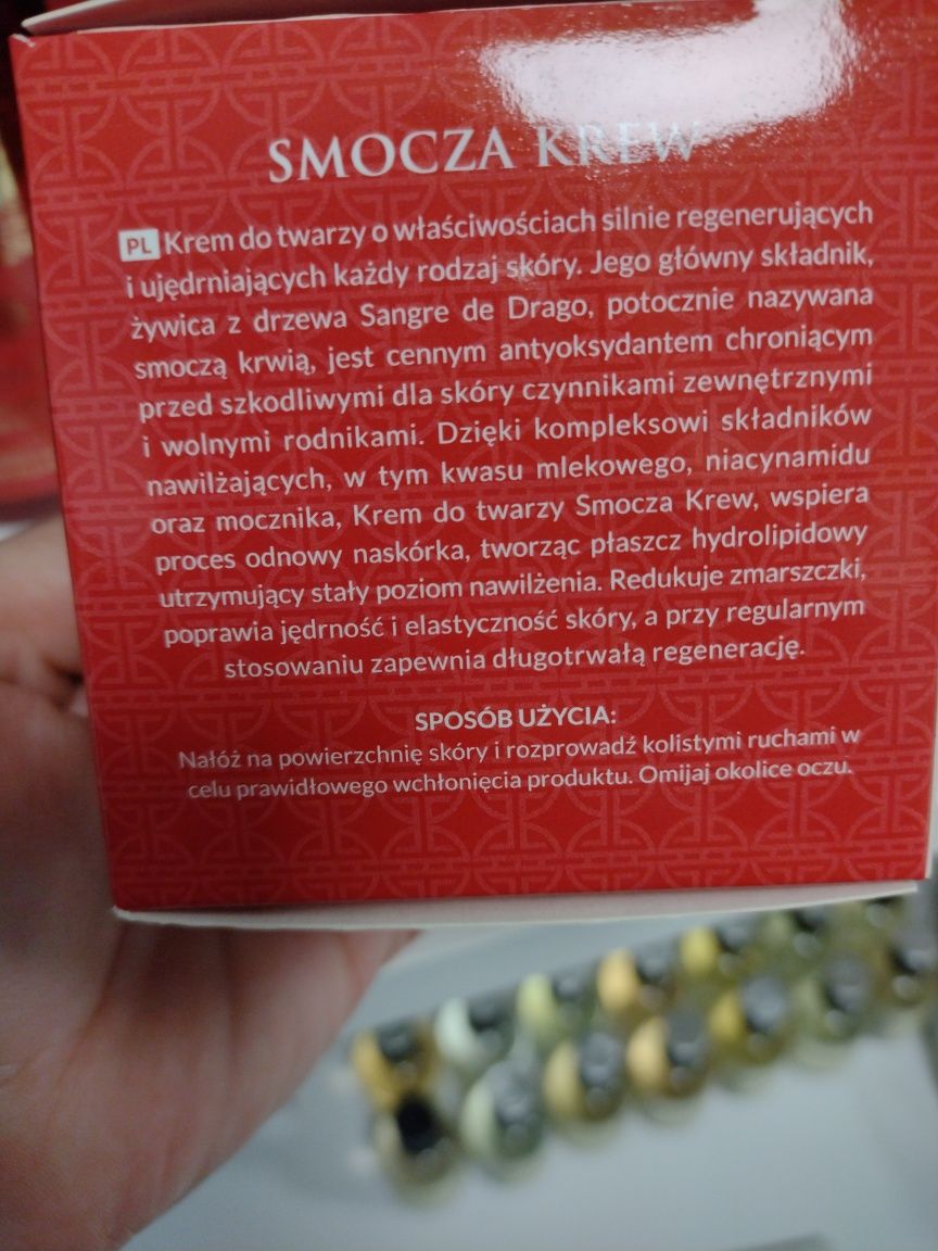 Smocza krew krem produkcji polskiej