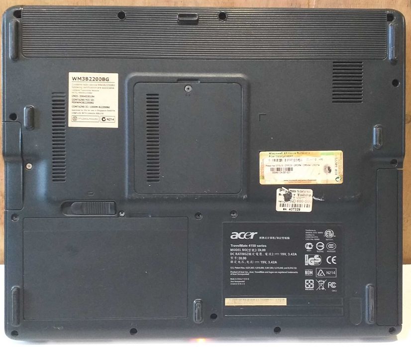 Б/В ноутбук "acer" travelmate 4150 2010
