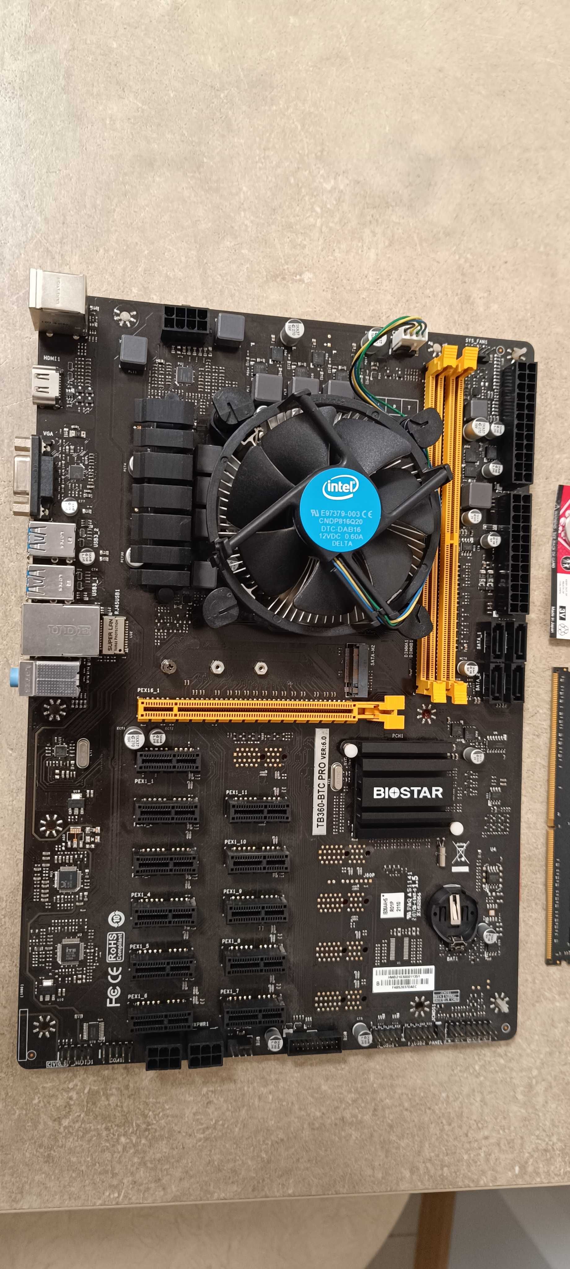 Zestaw płyta główna intel Socket 1151 +Procesor I3 8100+8gb DDR4