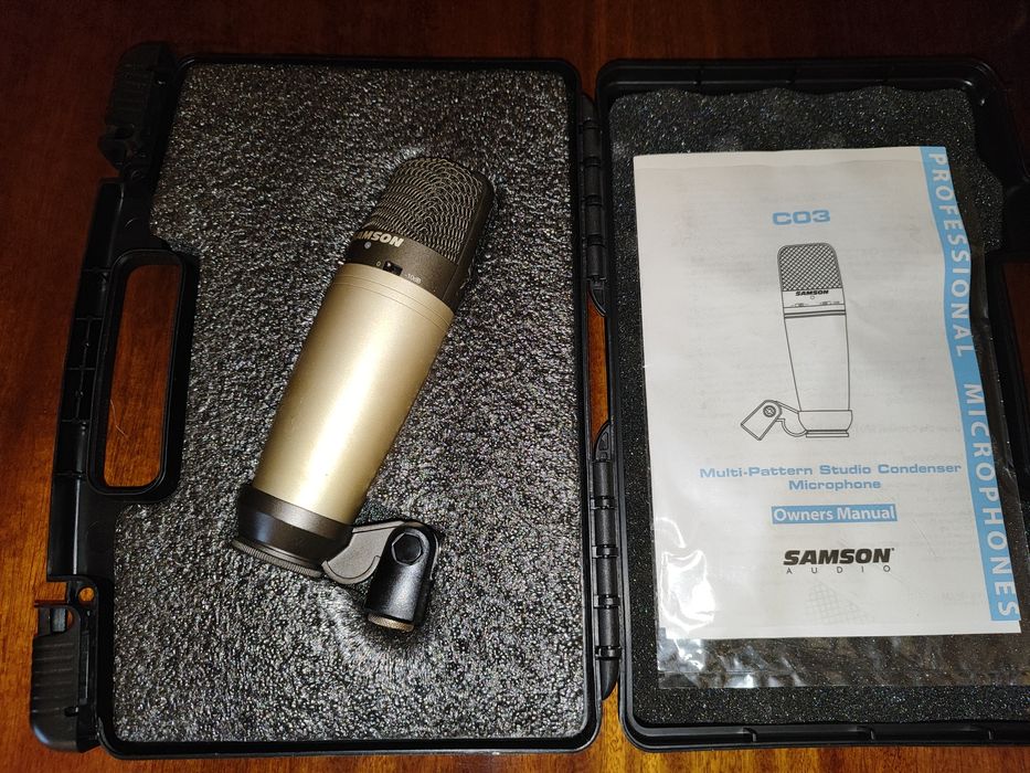 Конденсаторный микрофон и внешняя звуковая карта