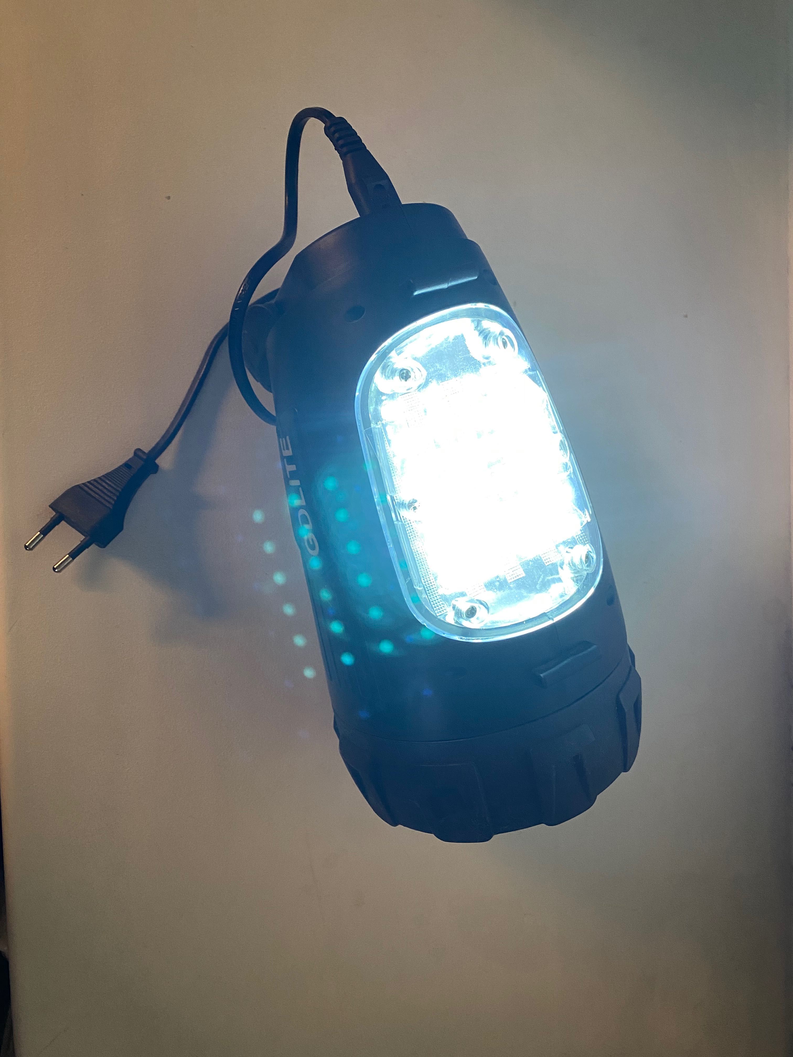 Ліхтар акумуляторний Ручной фонарь-прожектор 2в1 аккумуляторный