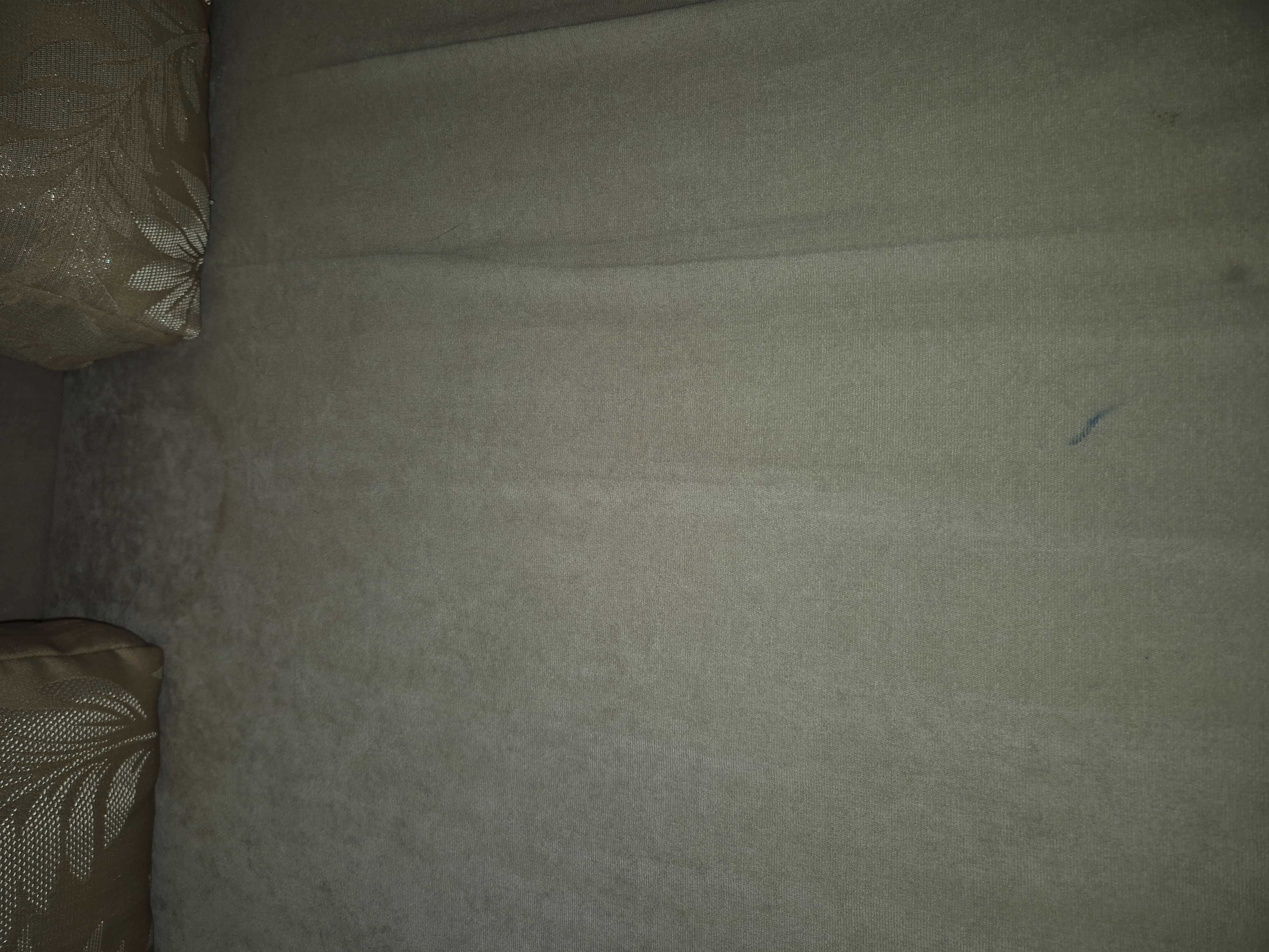 Sofa beżowa 100x220 z funkcją spania i z pojemnikiem na pościel