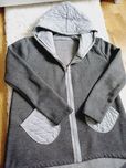 Szara bluza asymetryczna S/M