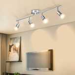 Bojim Lampa sufitowa LED, 4-punkty świetlne + żarówki 4x6W