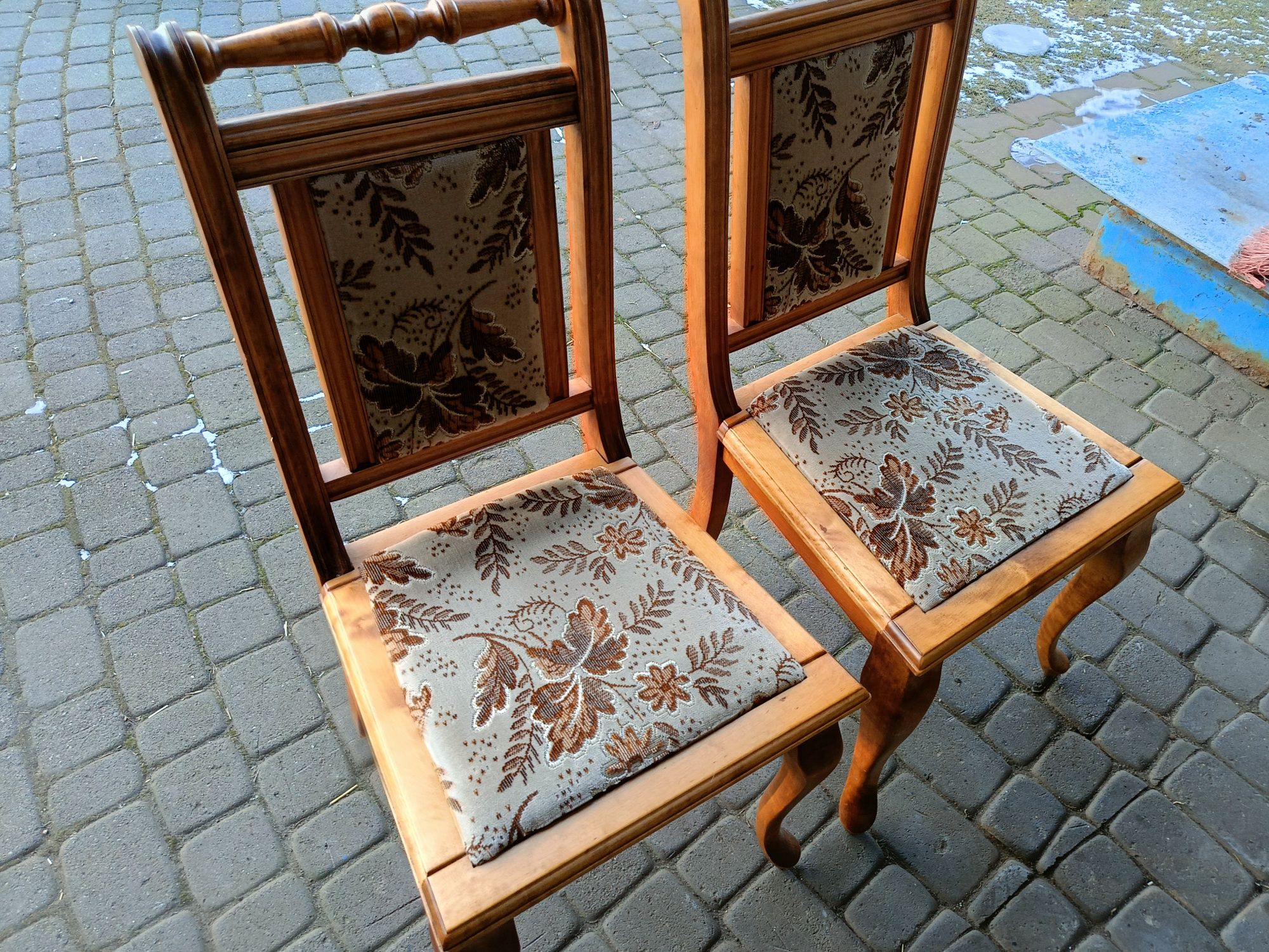 Krzesła drewniane komplet 6 szt stan bdb