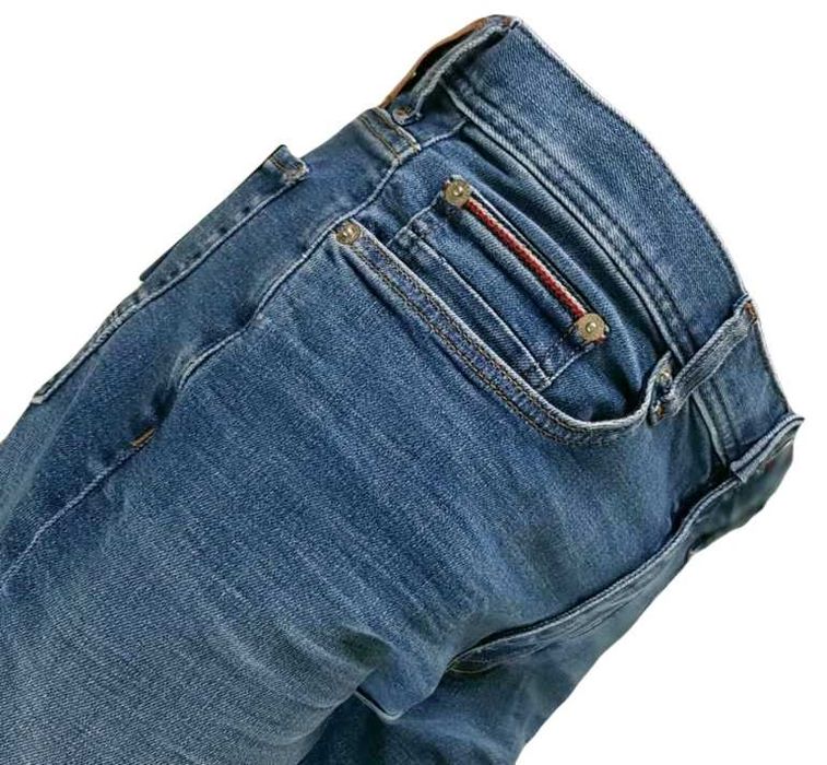 Męskie jeansy Tommy Hilfiger Bleecker - Slim Fit nowe oryg. - W33/L30