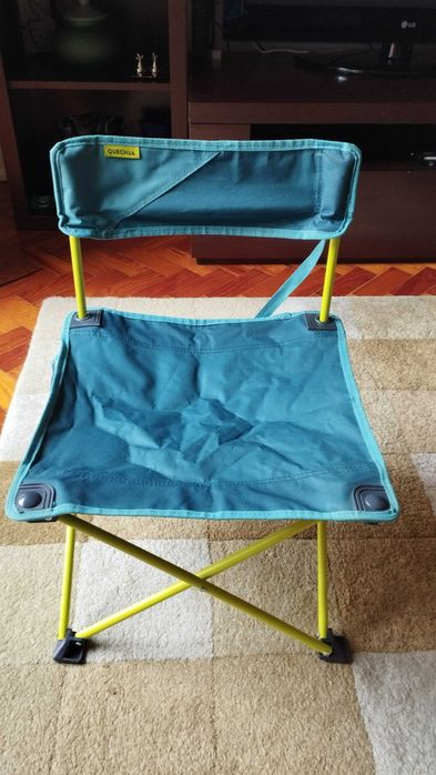 Cadeira baixa de campismo - dobrável e compacta