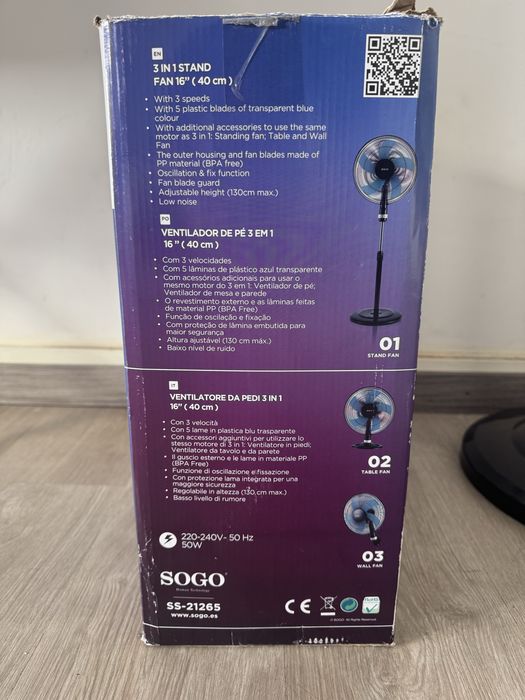 Ventilador usado