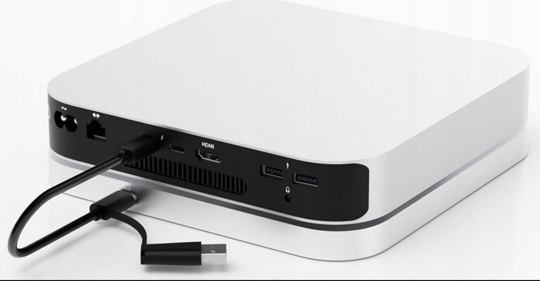 Stacja dokująca Hub MC25 SSD HDD 2,5" Mac Mini 7w1 5 Gb/s USB SD micro