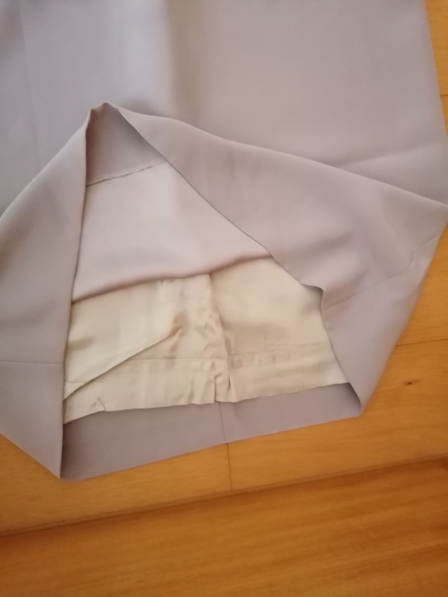 Vestido seda cerimónia