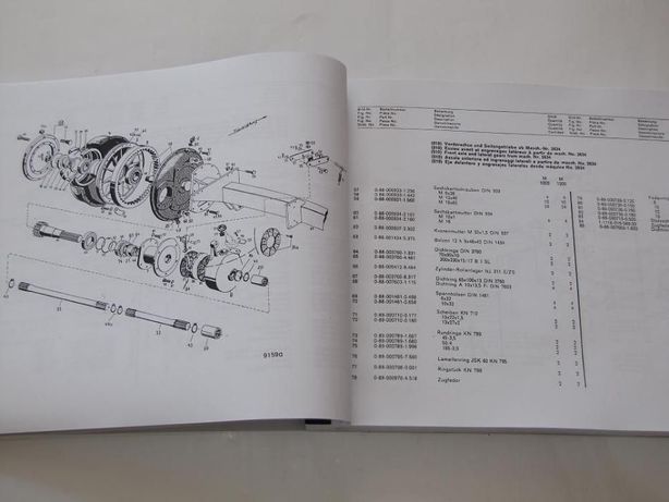 Katalog kombajn Deutz Fahr M 750