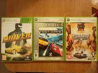 3 gry na Xbox 360 driver sf, test drive, saints row 2