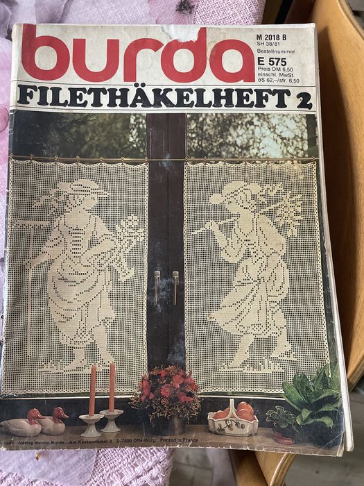 Wykroje i wzory - dodatek kobieta i życie - poradnik haftowanie PRL