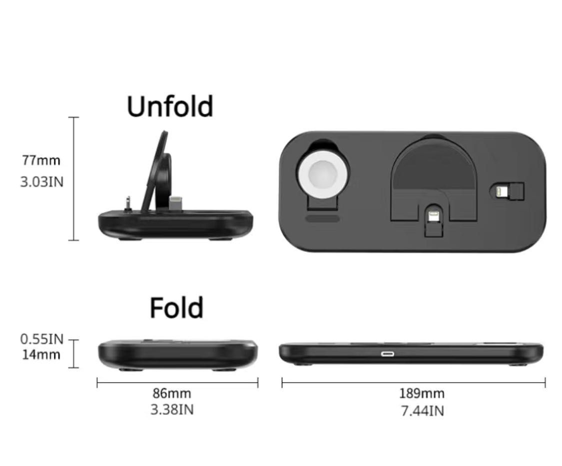 Ładowarka 3w1 do iphone smart watch i air pods