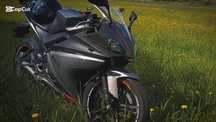 Yamaha yzf r125 .2009r , lusterka , układ wydechowy , owiewki