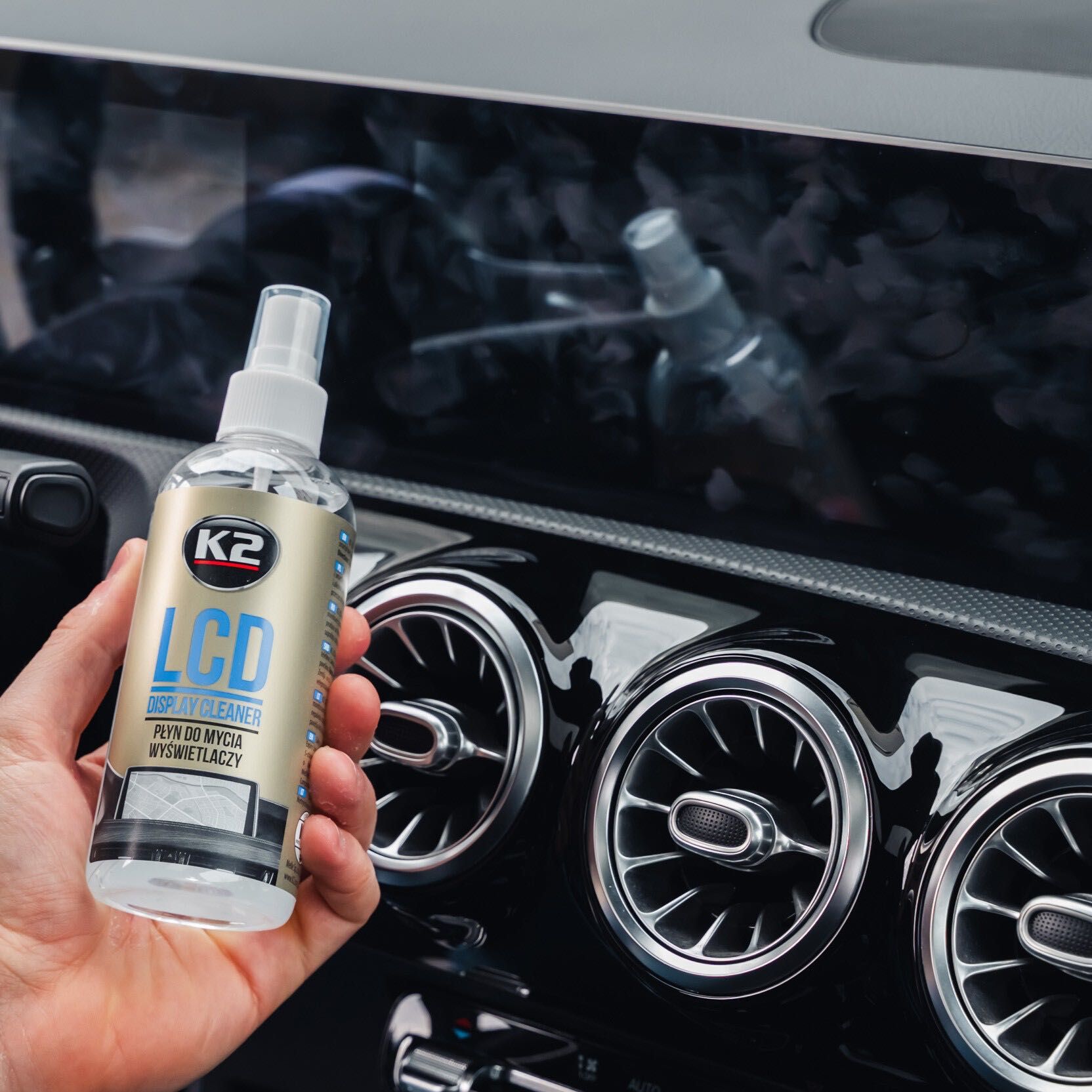 K2 Zestaw LCD Display Cleaner do wyświetlaczy + ścierka z mikrofibry
