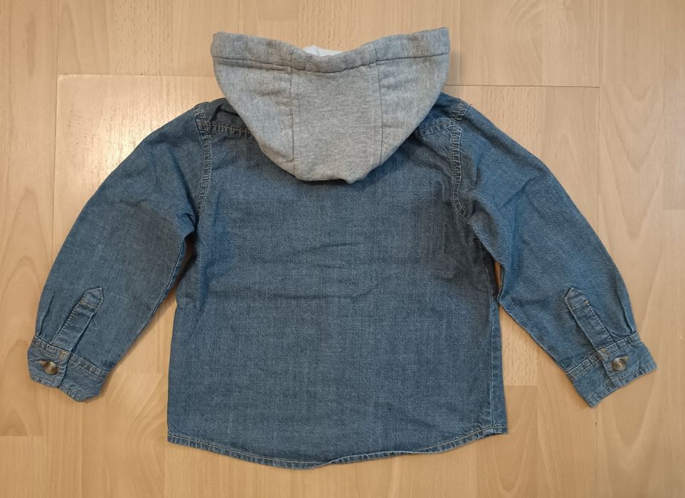 Koszula Jeansowa z kapturem dziecięca George rozmiar 92/98 2/3 lata