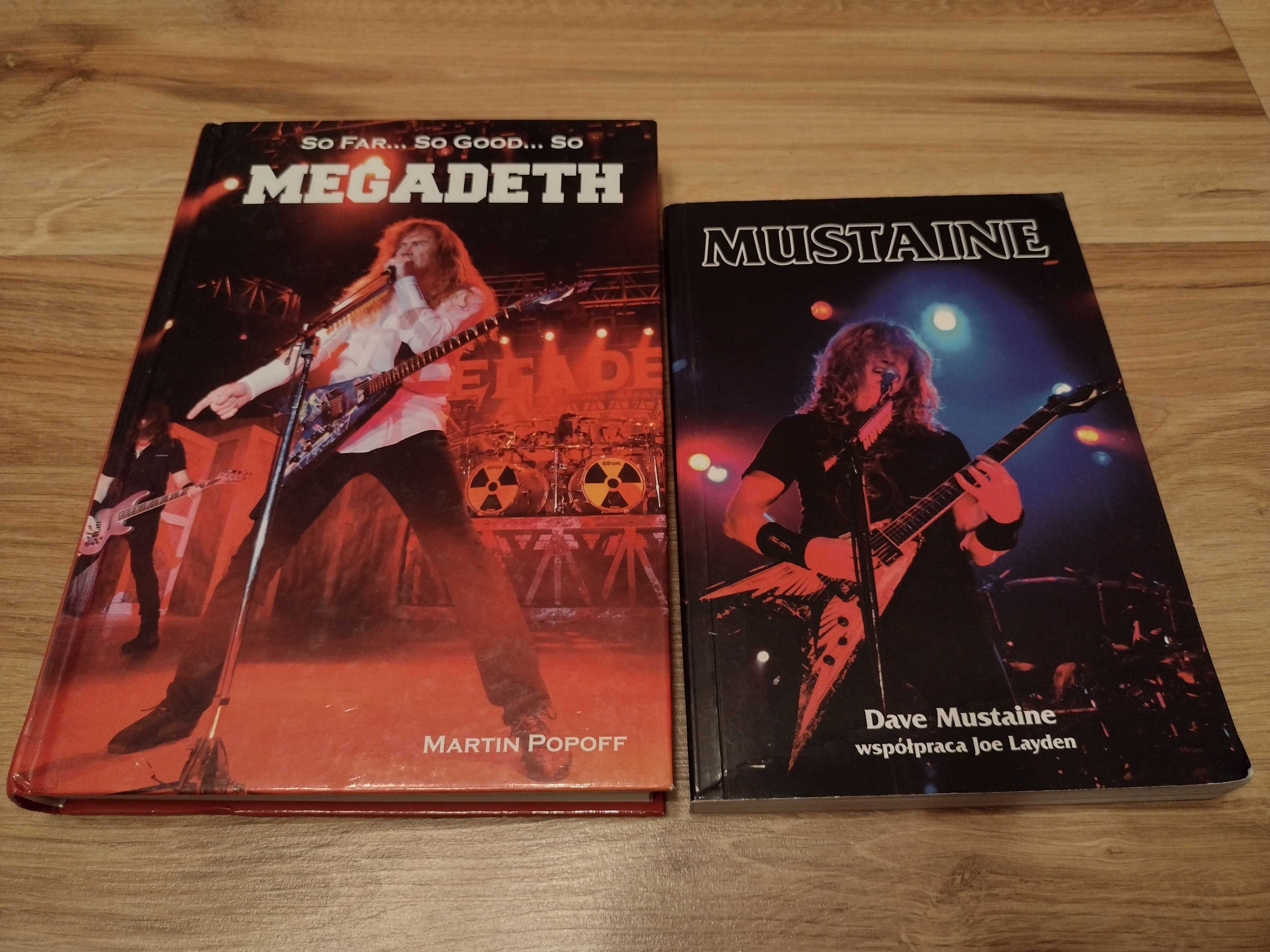 Mustaine plus Megadeth - 2 książki