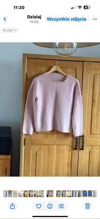 Sweter,100% kaszmir rozmiar S
