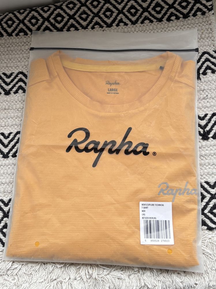 Rapha koszulka kolarska rowerowa Explore Technical L żółta