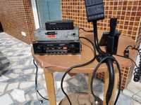 Rádio Cassete com gravador