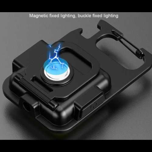 Фонарик брелок, открывашка, карабин, магнит, ЗУ Type-C фонарь