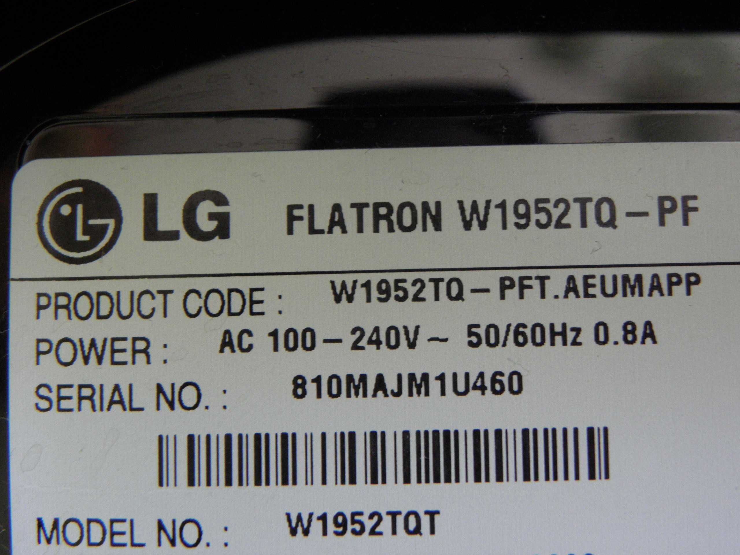 Monitor LG   PLATRON W1952TQ-PF