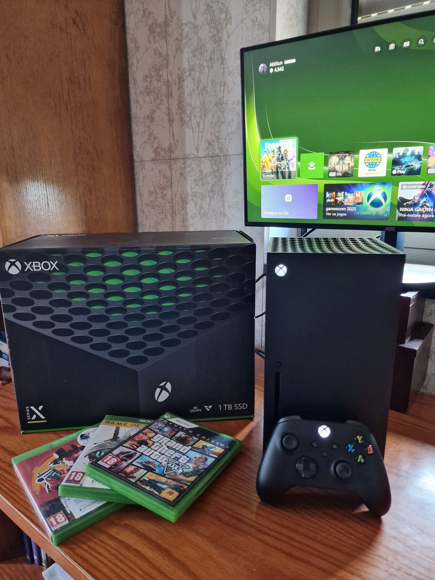 Xbox series x 1tb garantia 2028
