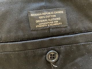Calça preta Banana Republic