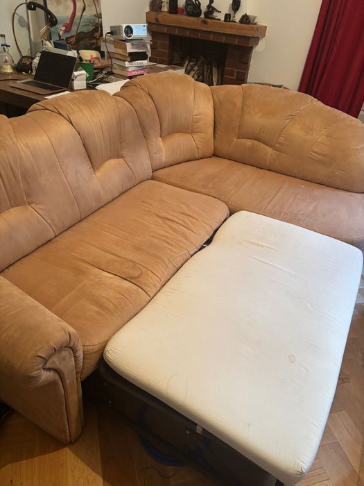 Narożnik z funkcją spania