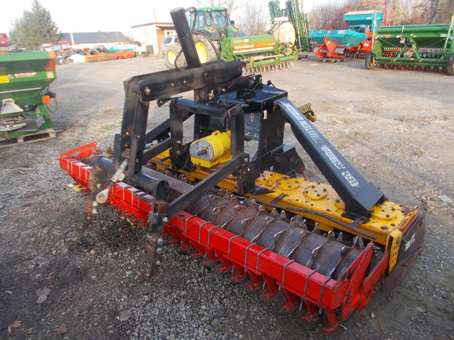 Agregat uprawowy brona wirowa Agram RA300 3m wał paker rabe maschio