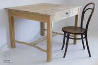 Stary stół biurko drewniane vintage retro styl skandynawski