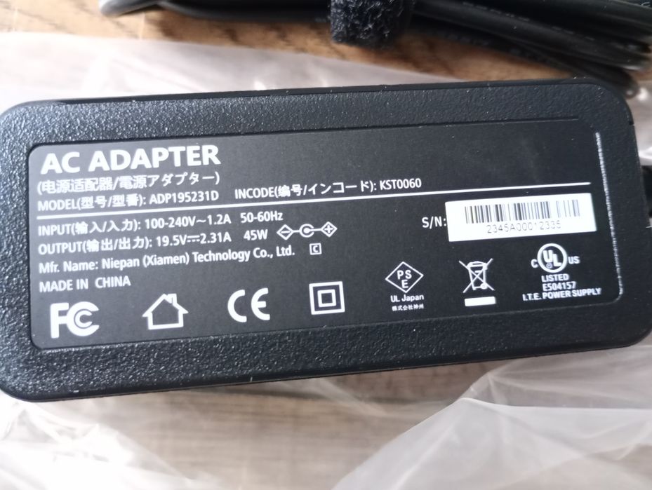 Zasilacz 19,5V 2,31A 45W do laptopa HP ProBook