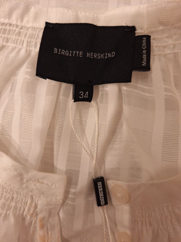 Birgitte Herskind, damska sukienka maxi, r. 34, oversize
