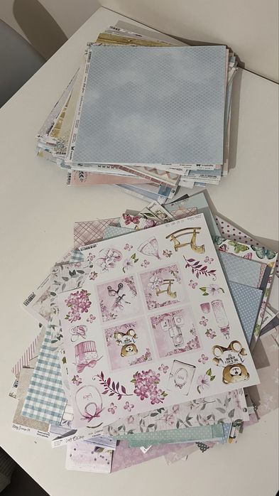 128 arkuszt papier do scrapbookingu scrapbooking