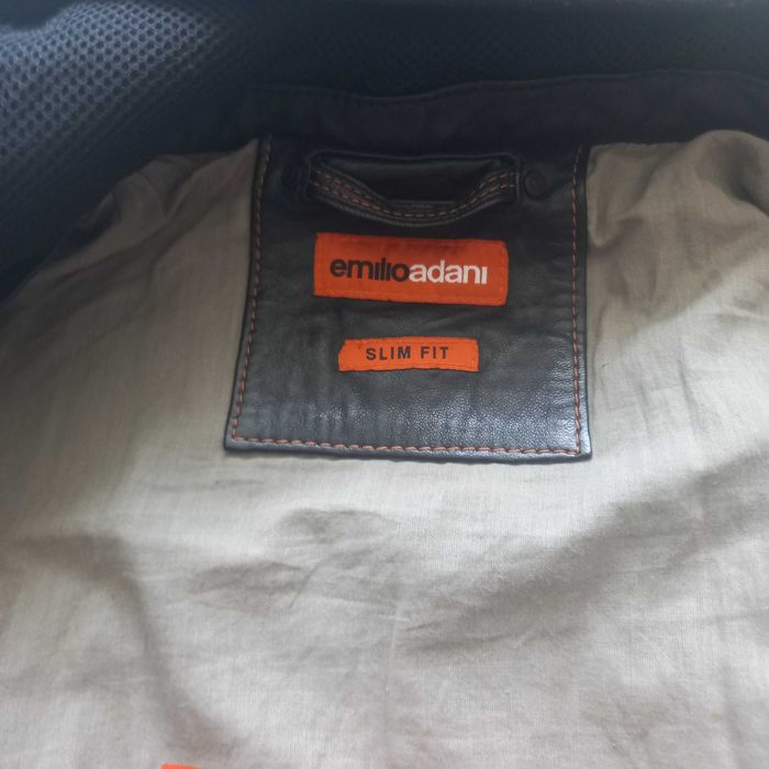 Męska kurtka skórzana EMILIO ADANI rozmiar 48.
