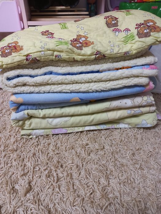 Подушка для дитини від 1 року, тепле одіяло/ весна, зима