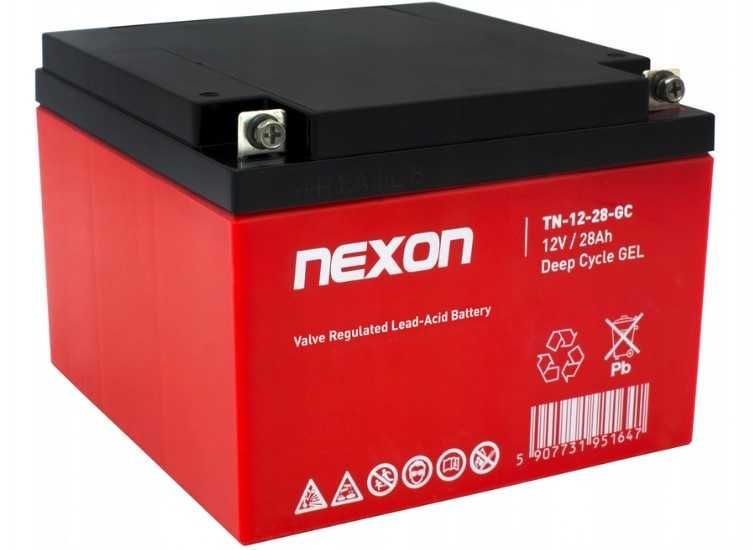 Akumulator pojemnościowy NEXON 28Ah 12V GEL Wrocław