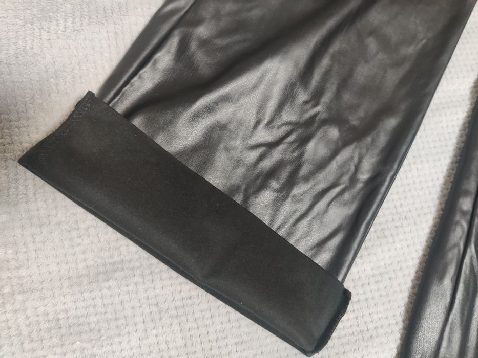 Штани палаццо з утеплювачем.