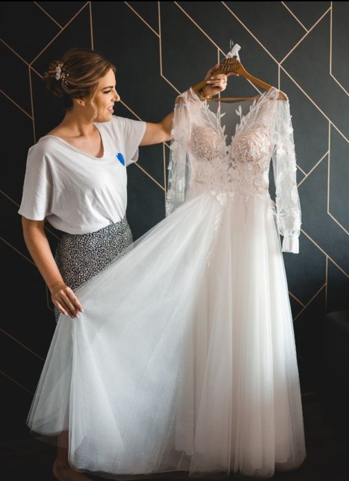 Suknia ślubna - rozmiar 36/38